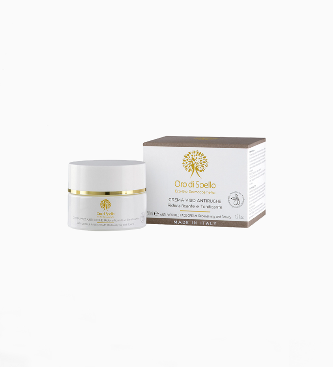 Oro di Spello Anti-wrinkle Face Cream with organic extra virgin olive oil 50ml