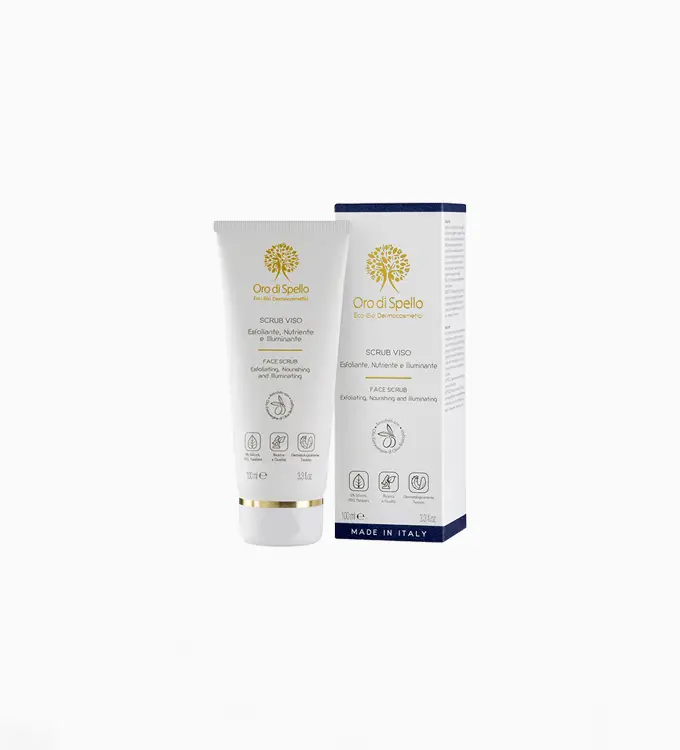 Oro di Spello Face Scrub με κουκούτσια ελιάς 100ml