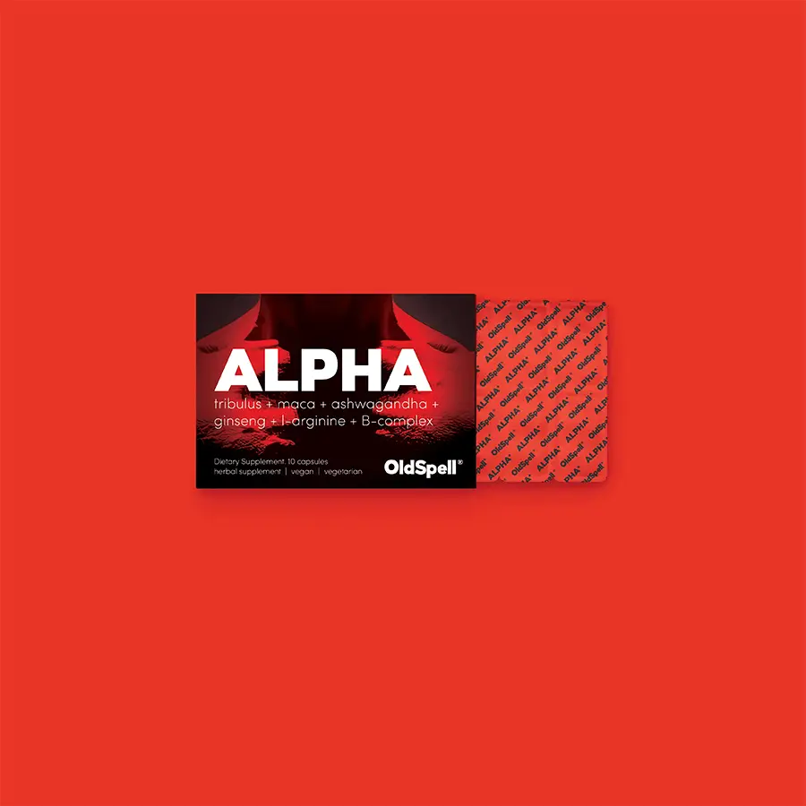 OldSpell ALPHA. Natural Supplement for men