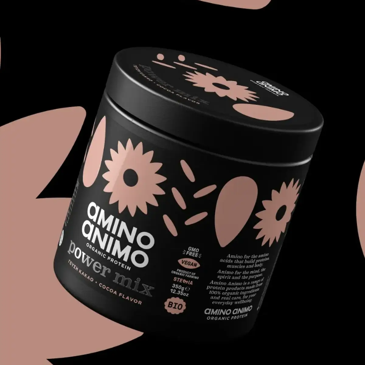 Φυτική Πρωτεΐνη Power Mix Cocoa 350g - Image 2