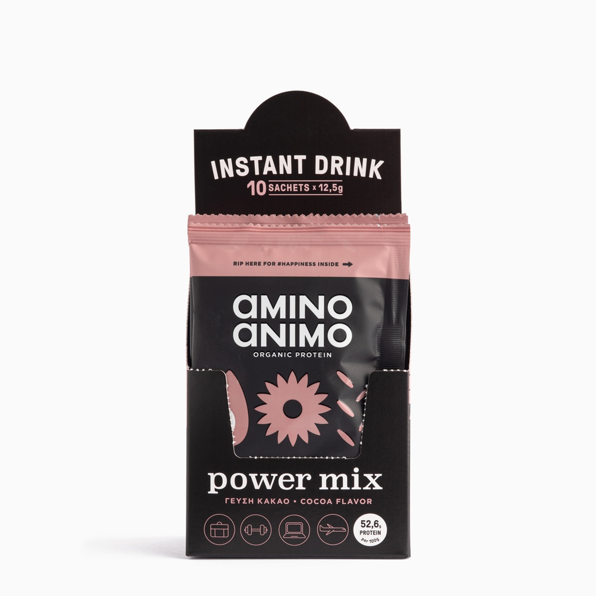 Travel Pack Πρωτεΐνης Power Mix Cocoa - Image 3