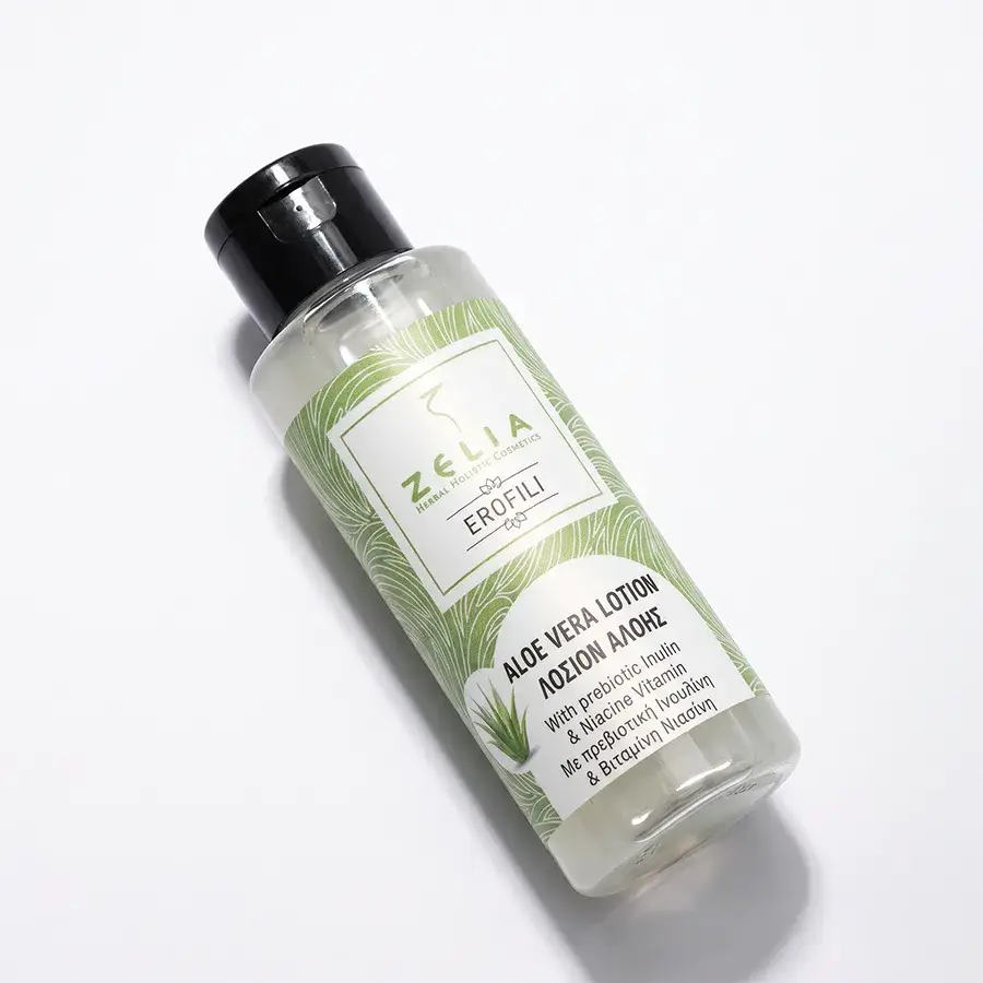 Zelia Cosmetics EROFILI Λοσιόν Αλόης με Πρεβιοτικά & Νιασιναμίδη 100mlc